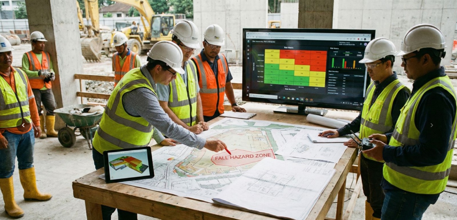 MAPEAMENTO E ANÁLISE DE RISCOS EM CANTEIROS DE OBRAS