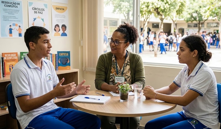 A MEDIAÇÃO DE CONFLITOS NO AMBIENTE ESCOLAR: ESTRATÉGIAS E IMPACTOS