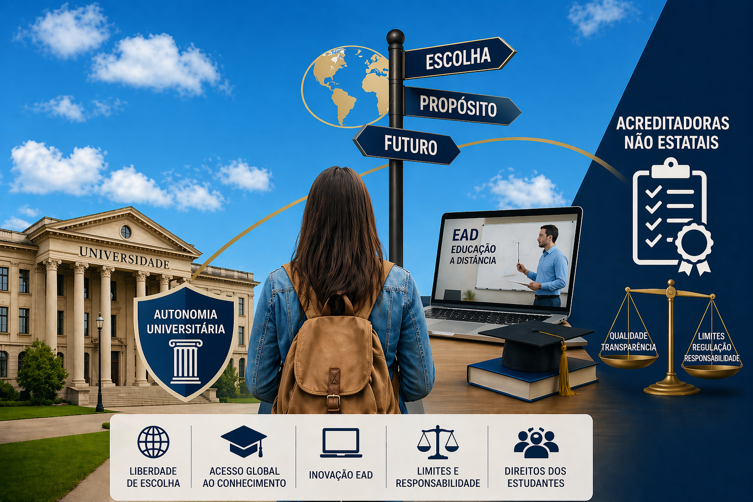 O DIREITO À LIBERDADE DE ESCOLHA NA EDUCAÇÃO SUPERIOR INTERNACIONAL: AUTONOMIA UNIVERSITÁRIA, EAD E LIMITES DAS ACREDITADORAS NÃO ESTATAIS.