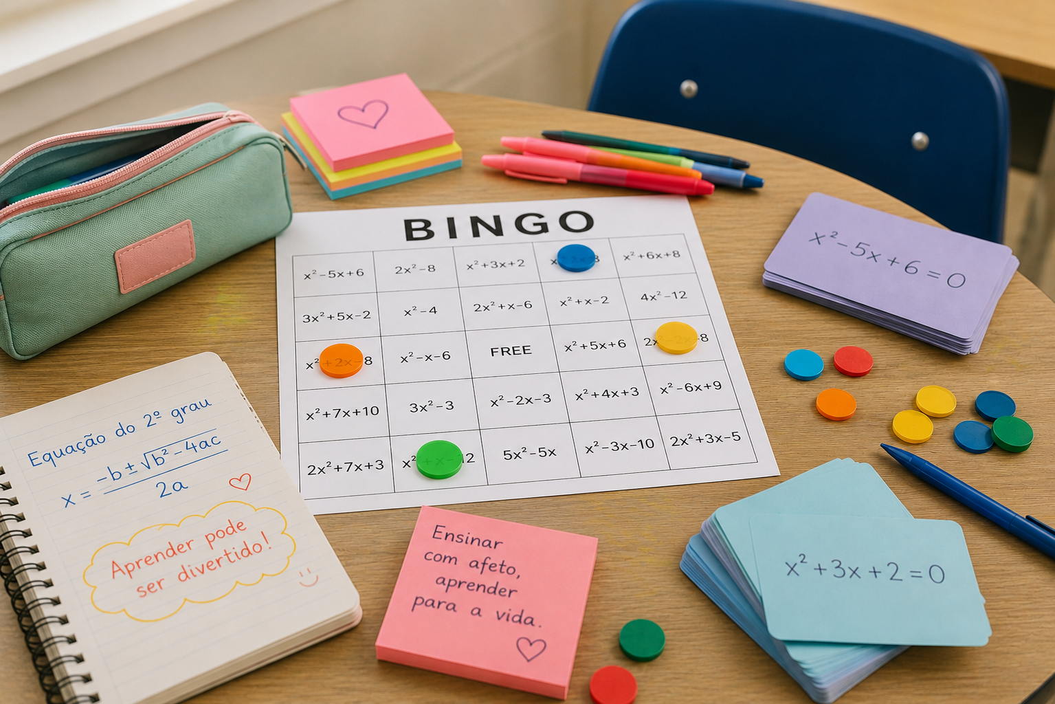 LUDICIDADE, PEDAGOGIA DO CUIDADO E DIREITO À APRENDIZAGEM: O BINGO MATEMÁTICO NO ENSINO DA EQUAÇÃO DO SEGUNDO GRAU