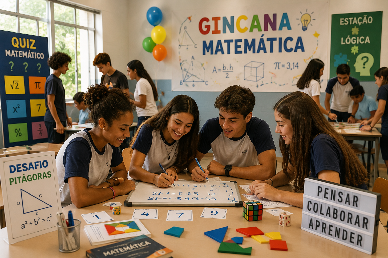 GINCANA MATEMÁTICA NO ENSINO MÉDIO: UMA ABORDAGEM LÚDICA E INSTRUTIVA VOLTADA À PROMOÇÃO DA APRENDIZAGEM SIGNIFICATIVA